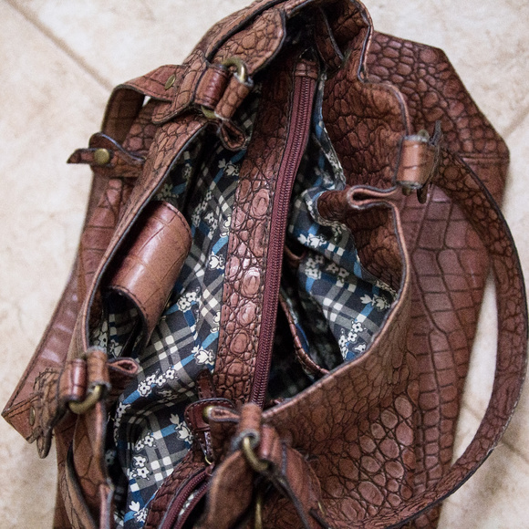 Jessica Simpson Brown Satchel Purse - Picture 5 of 5